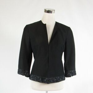 Doncaster black 3/4 sleeve jacket 2